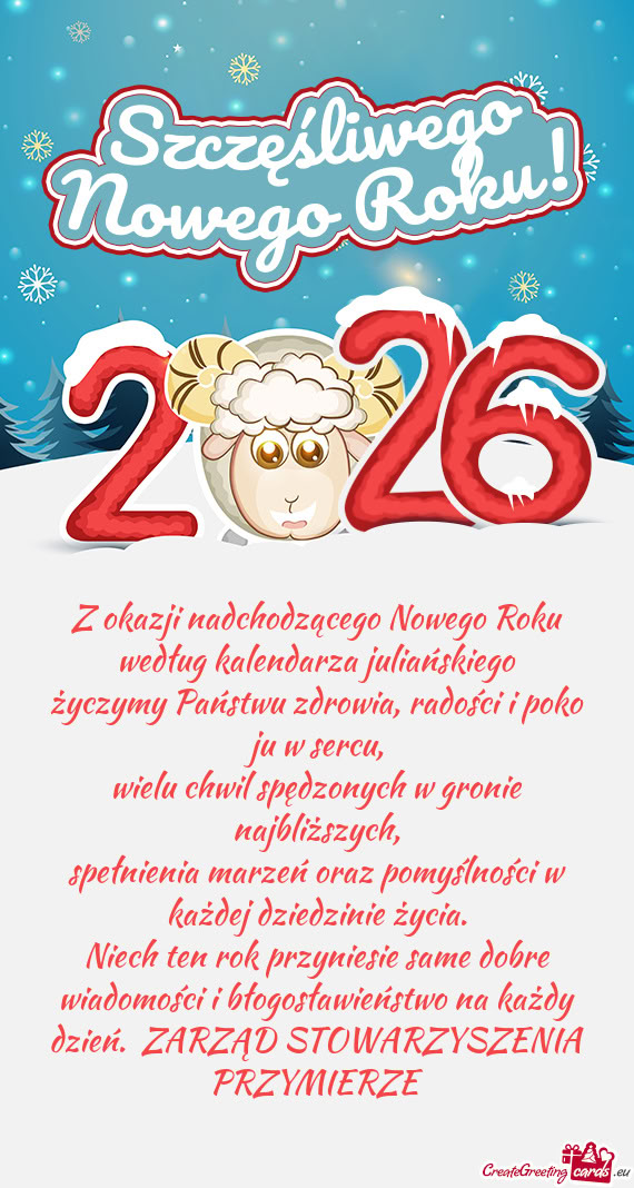 Życzymy Państwu zdrowia, radości i poko