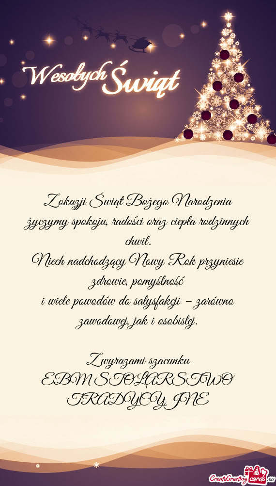 Życzymy spokoju, radości oraz ciepła rodzinnych chwil