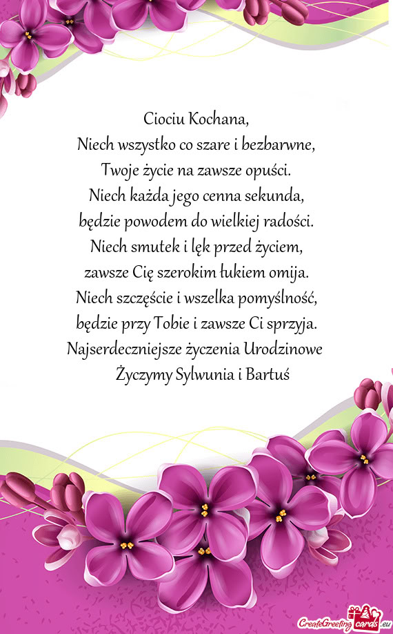 Życzymy Sylwunia i Bartuś 💕