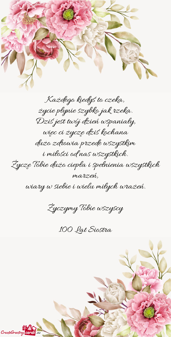 Życzymy Tobie wszyscy