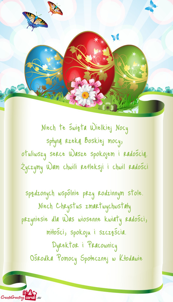 Życzymy Wam chwili refleksji i chwil radości