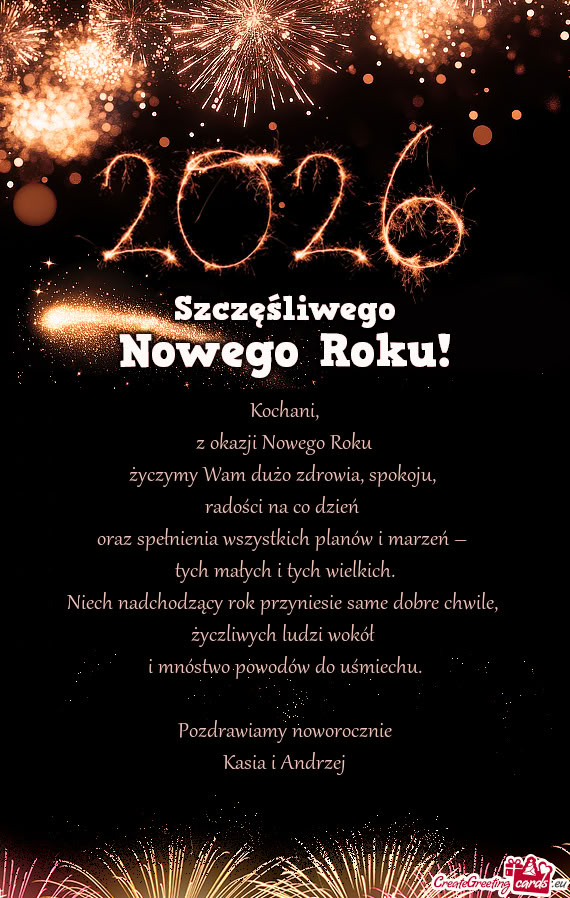 Życzymy Wam dużo zdrowia, spokoju