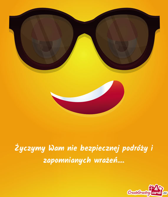 Życzymy Wam nie bezpiecznej podróży i zapomnianych wrażeń