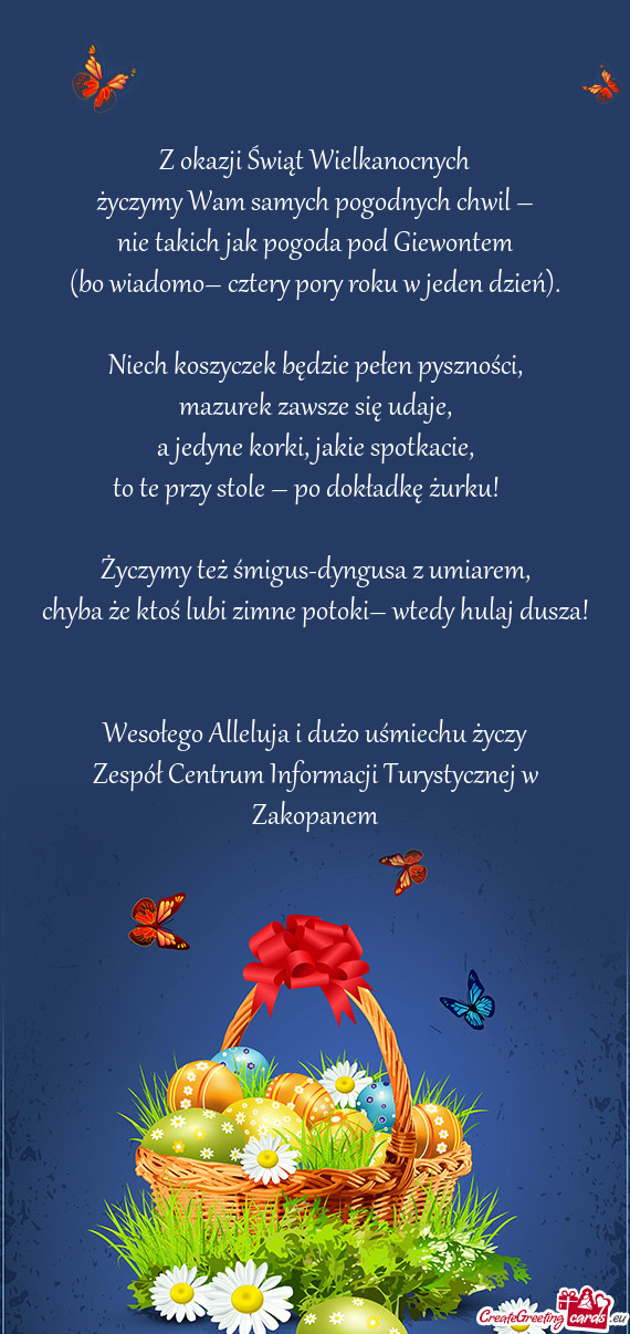 Życzymy Wam samych pogodnych chwil –