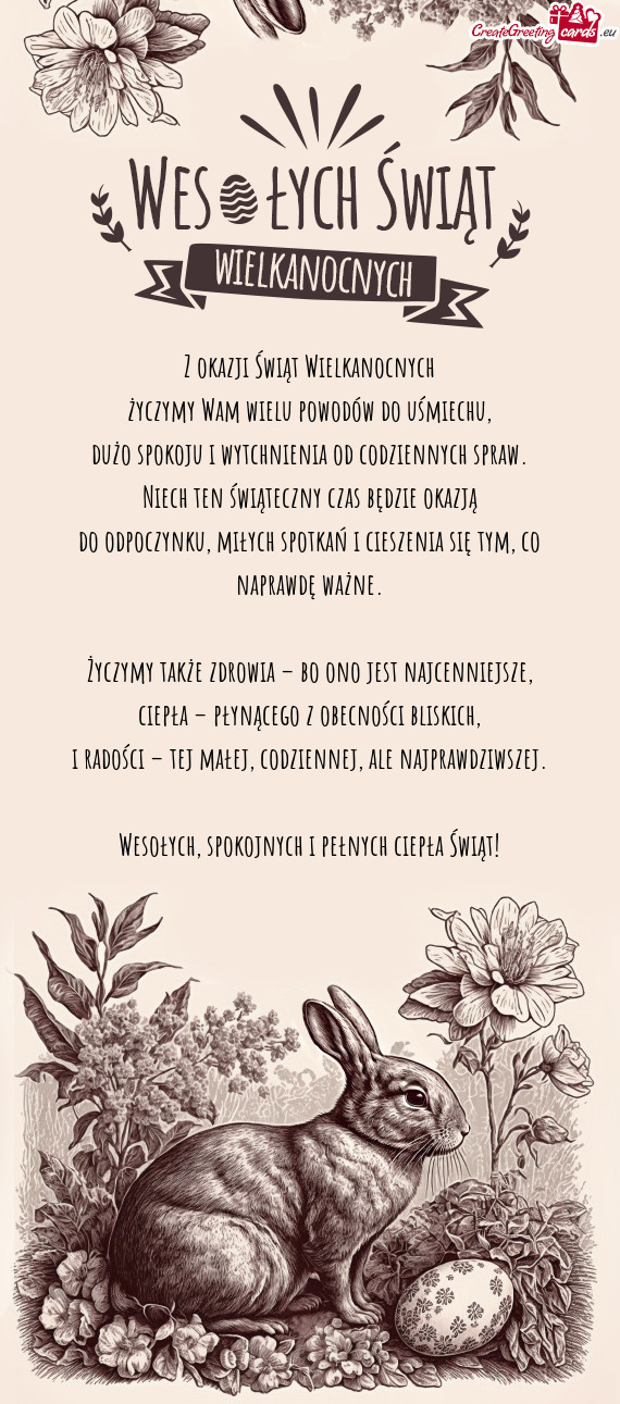 Życzymy Wam wielu powodów do uśmiechu