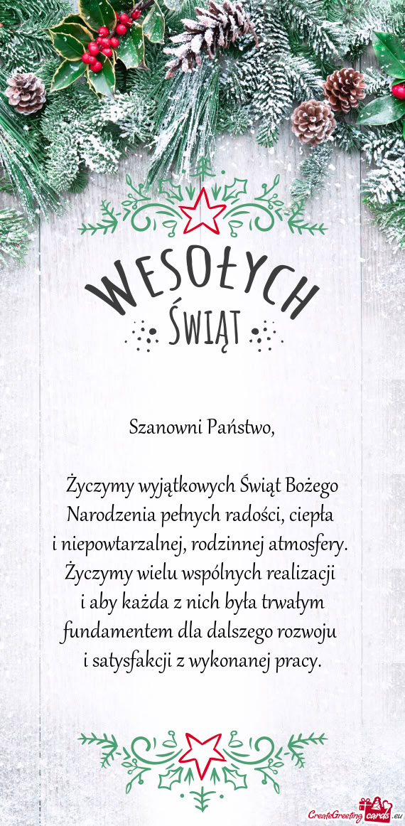 Życzymy wielu wspólnych realizacji