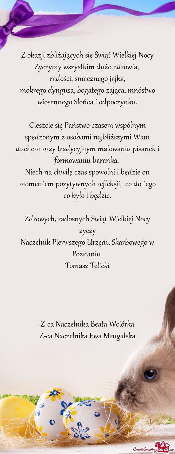 Życzymy wszystkim dużo zdrowia