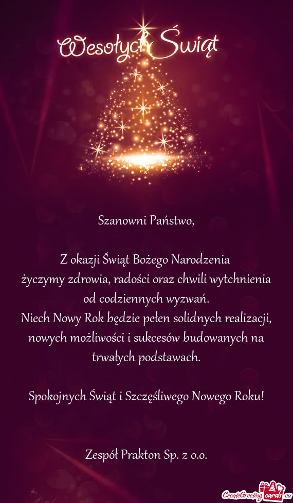 Życzymy zdrowia, radości oraz chwili wytchnienia od codziennych wyzwań