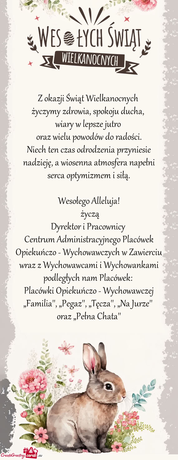 Życzymy zdrowia, spokoju ducha