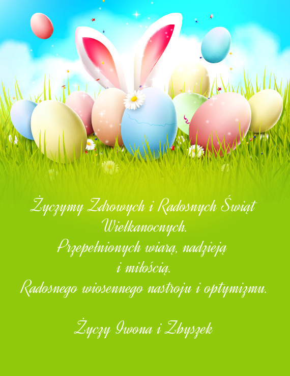 Życzymy Zdrowych i Radosnych Świąt Wielkanocnych