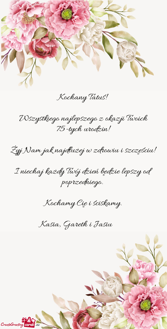 Żyj Nam jak najdłużej w zdrowiu i szczęściu