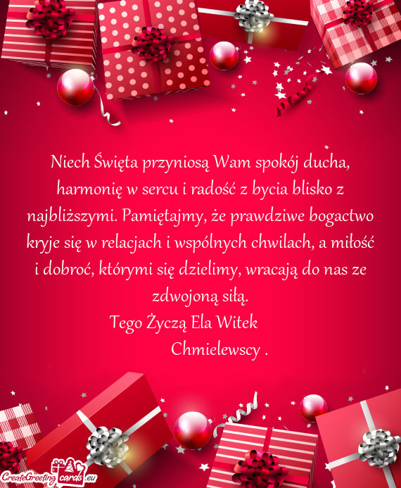 Zymi. Pamiętajmy, że prawdziwe bogactwo kryje się w relacjach i wspólnych chwilach, a miłość