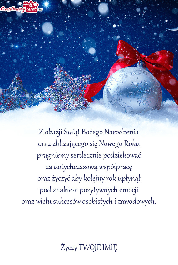 Zytywnych emocji oraz wielu sukcesów osobistych i zawodowych