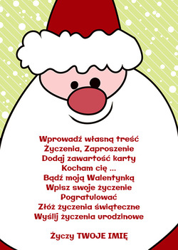 Kartka Mikołaj z Wielką Brodą